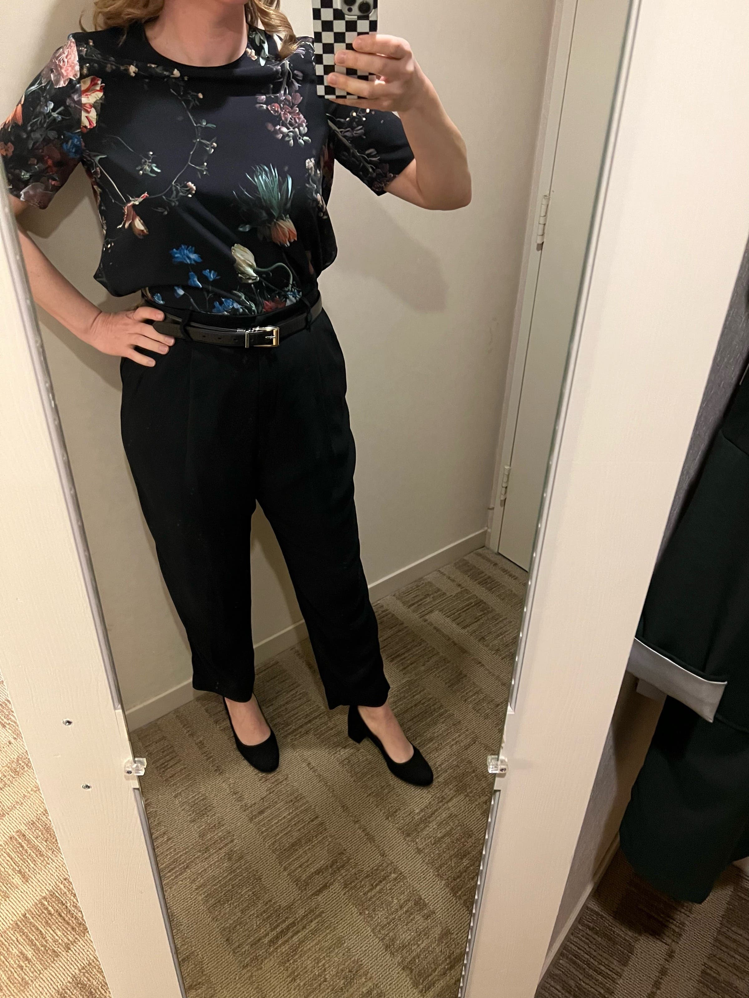 パンツ EMPORIO ARMANI Woman Pants Black 0NP3BT02003 999 Black Ankle Tuxedo Pants by Emporio Armani | Rent the Runway