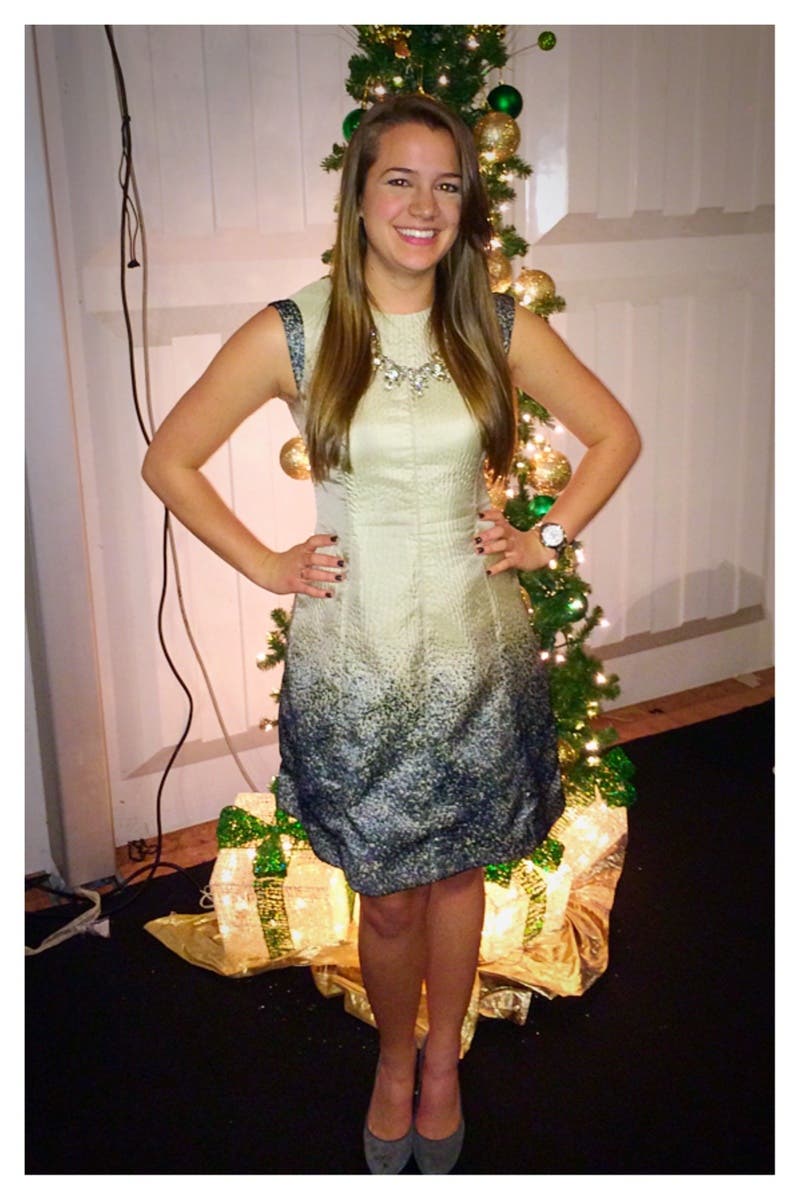 champagne showers dress Champagne Shower Dress by HALSTON