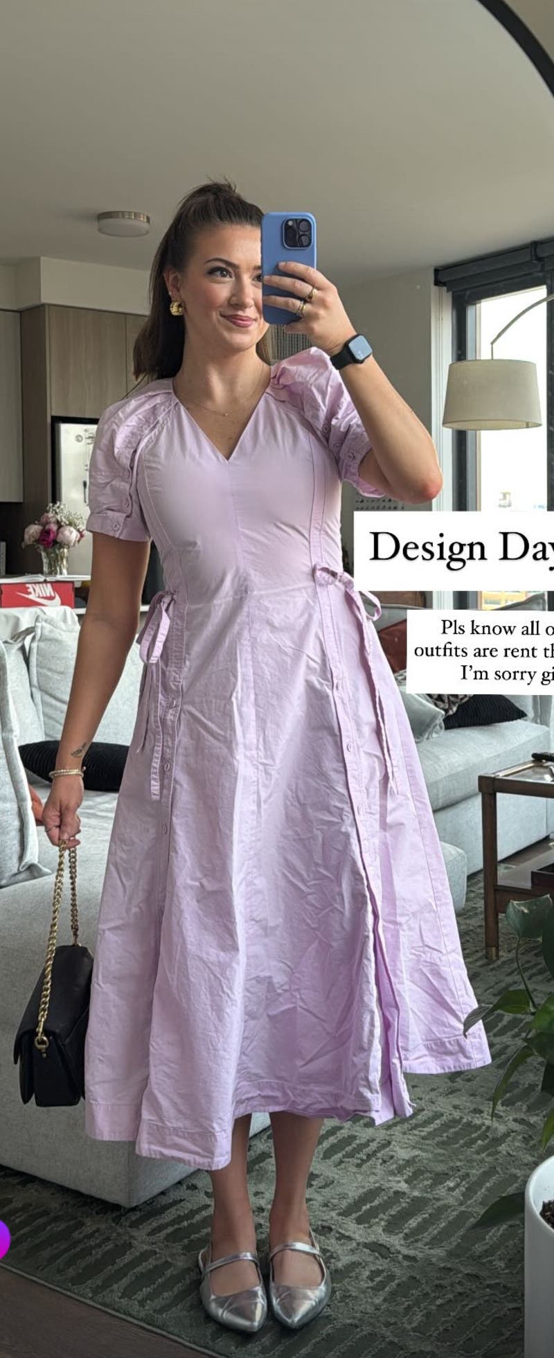 ワンピース 3.1 Phillip Lim Midi Dress 3.1 Phillip Lim Ladybug Cotton-Blend Poplin Midi Dress - US