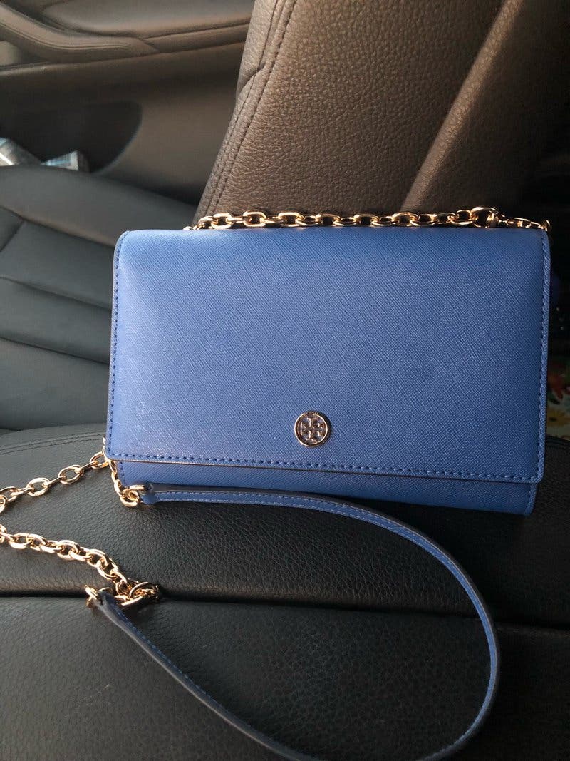 SALE【Tory Burch】日本未発売カラー★Walker Nano Chain Wallet Tory Burch Walker nano wallet on chain - Black - Women
