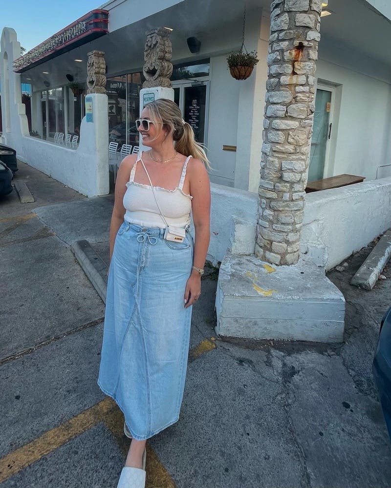 Iconic Long Skirt by Levi's | Rent the Runway