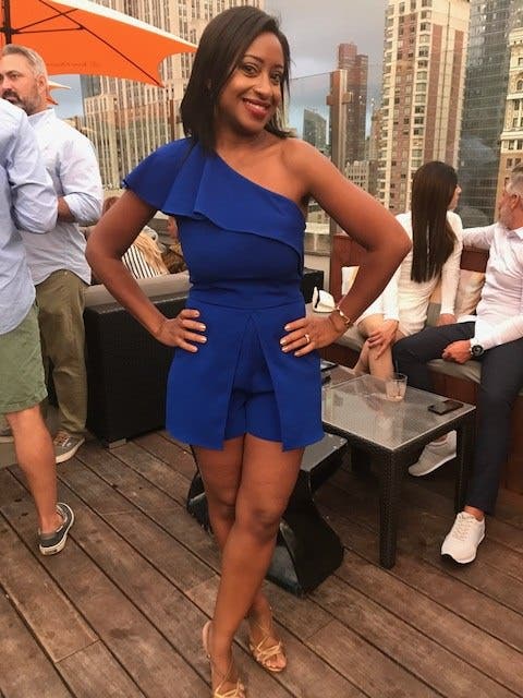 Cobalt One Shoulder Romper by Amanda Uprichard | Rent the Runway