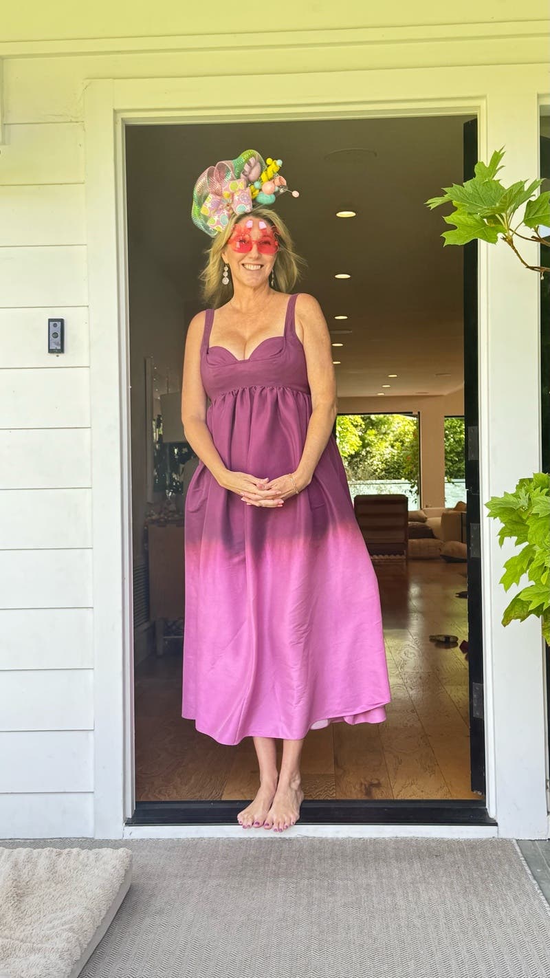 fitted lace wedding dress Richdore Off Shoulder Maxi Gown in Blue Plum Forrest – Acler main image 1