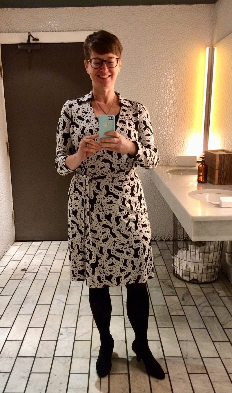 New Jeanne Chain Wrap Dress by Diane von Furstenberg | Rent