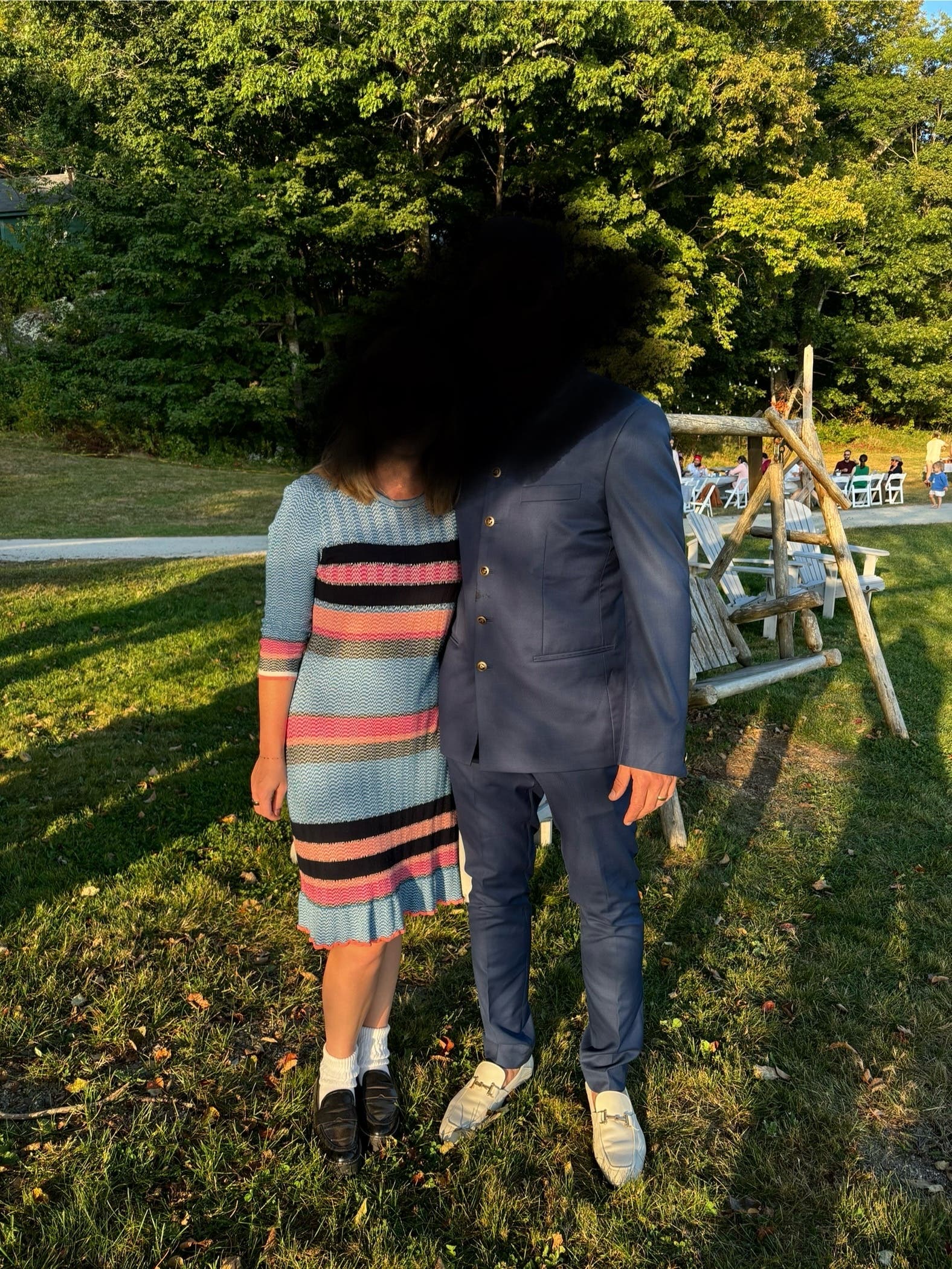 Riu Plaid tweed knit dress Rちゃん Riu Plaid tweed knit dress Rちゃん Riu Plaid tweed knit