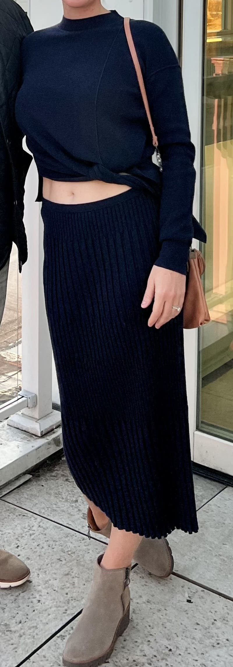 Navy Knit Skirt by Jason Wu x RTR | Rent the Runway