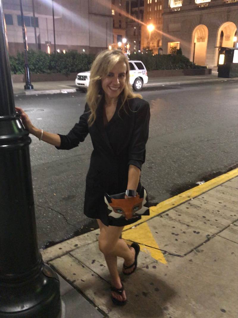 Blaze a Trail Fox Clutch by kate spade new york accessories | Rent