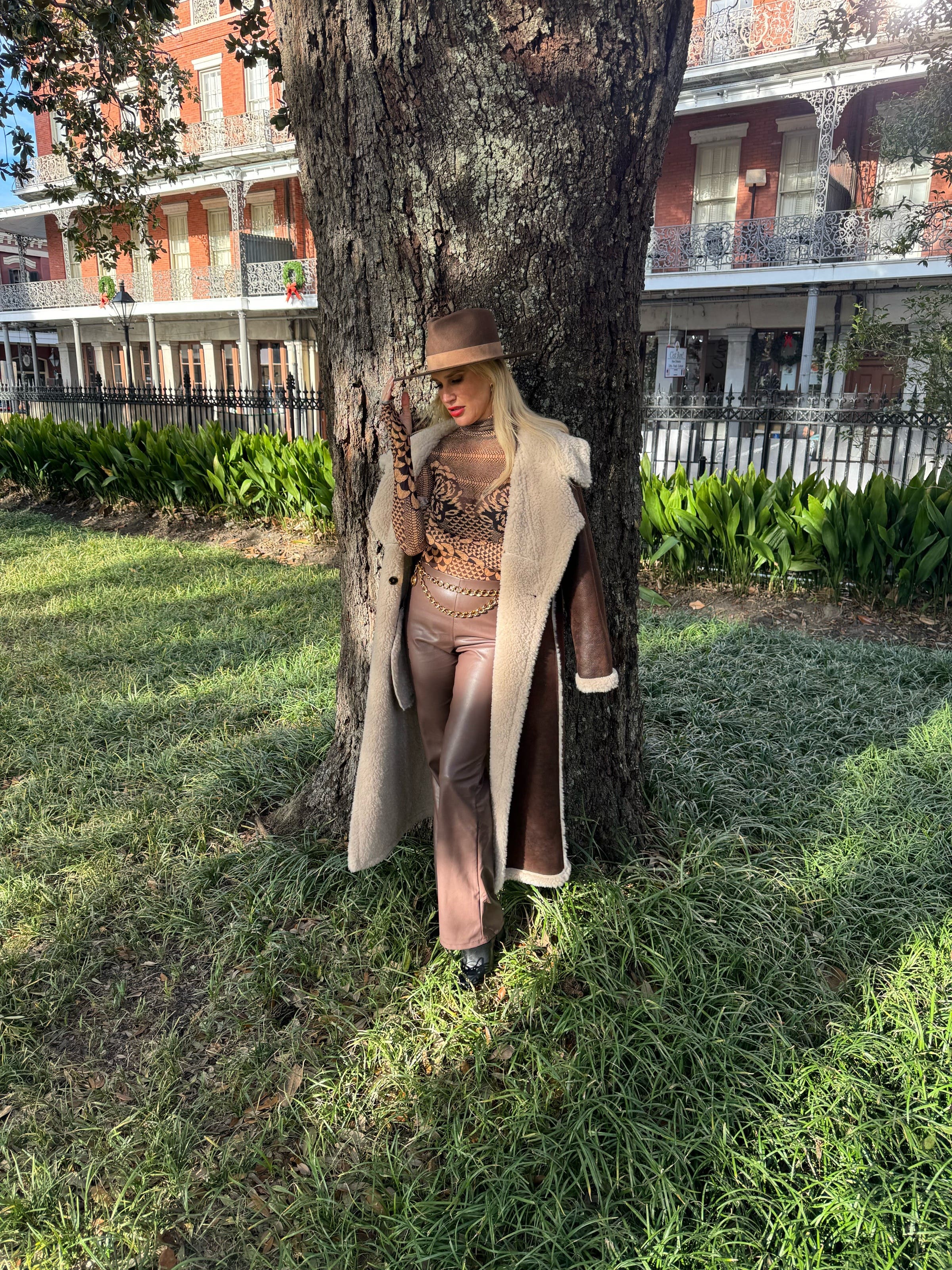 Brown Jetz Coat by SIMONMILLER | Rent the Runway