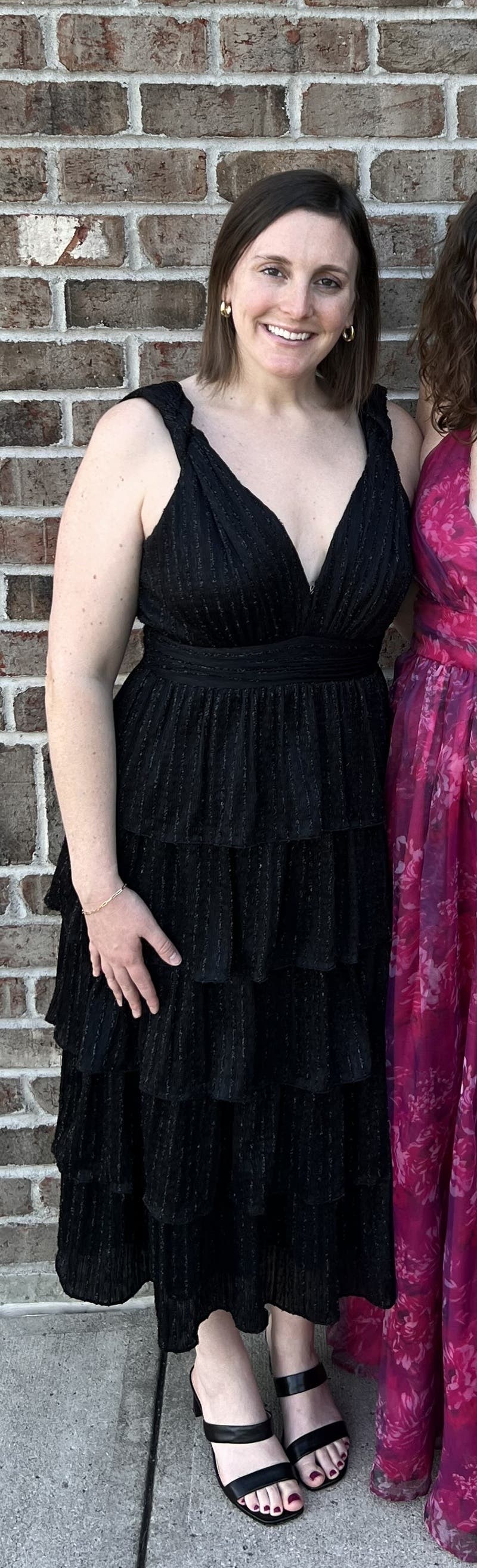 Sexy Midi Dress With Shoulder Twist main image 0