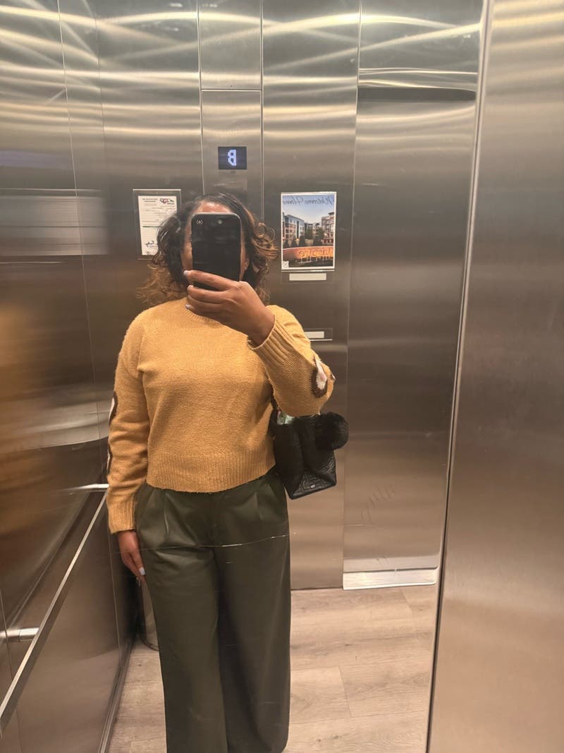 Olive Faux Leather Pants by Saunders x RTR | Rent the Runway
