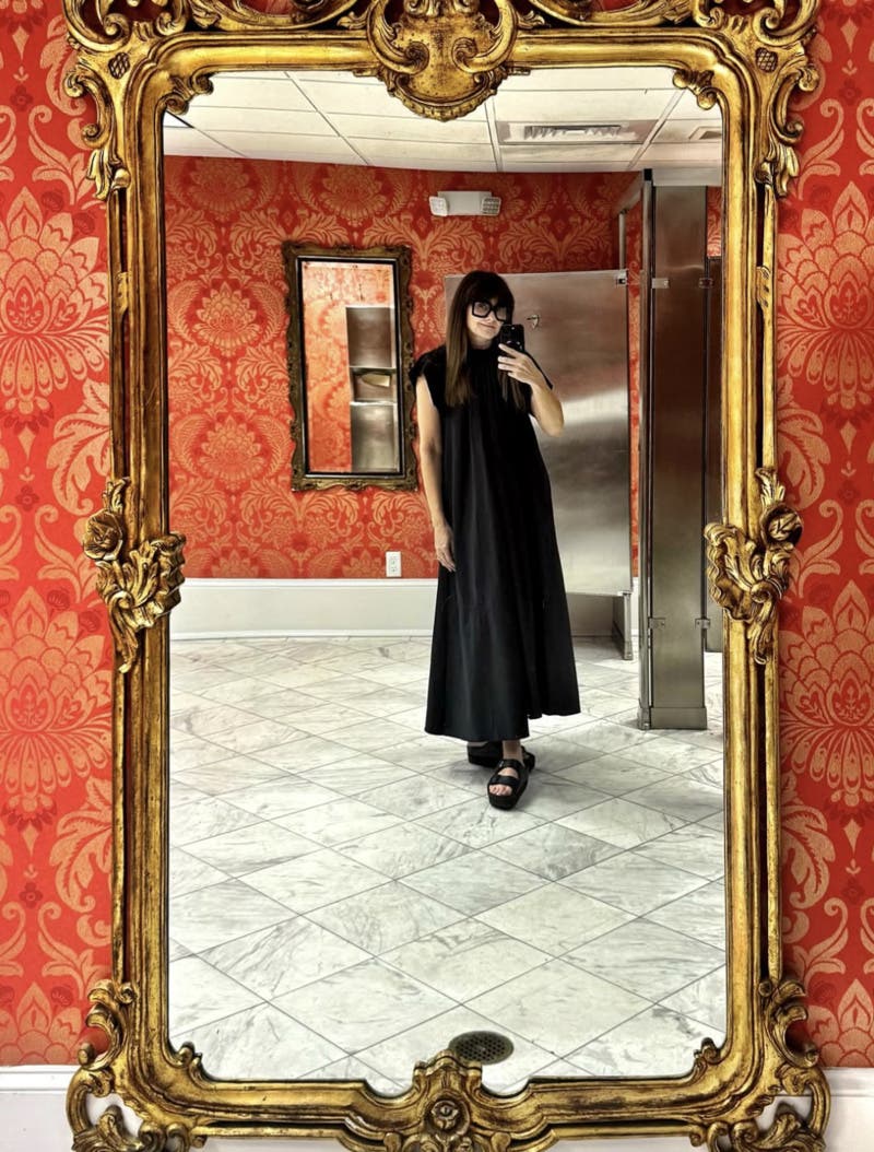 スーツ・フォーマル・ドレス maison margiela dress Black Maxi Dress by MM6 Maison Margiela | Rent the Runway