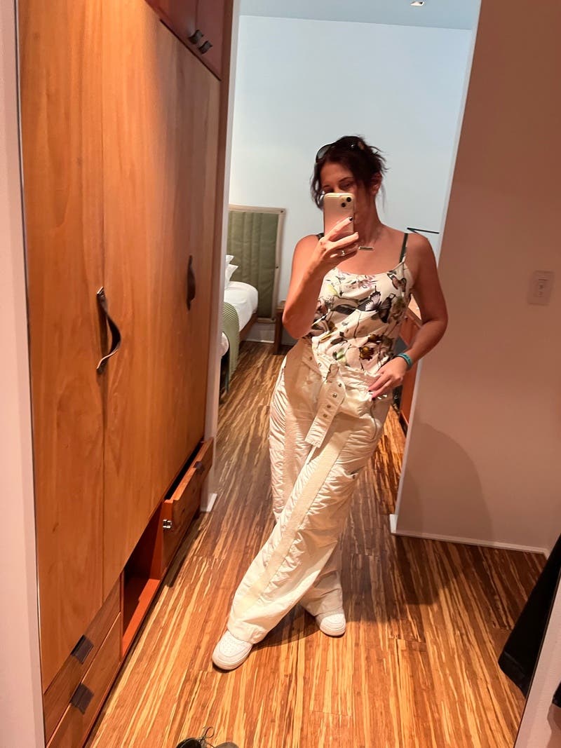 バッジェリー ミシュカ Badgley Mischka Bon Voyage Boarder Print Kimono レディース シャツ トップス Butterfly Cami by Badgley Mischka | Rent the Runway