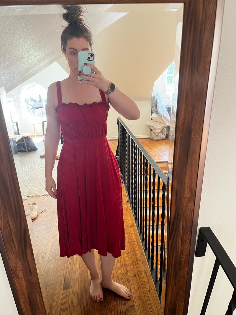 Cherry Miranda Dress by Reformation | Rent the Runway