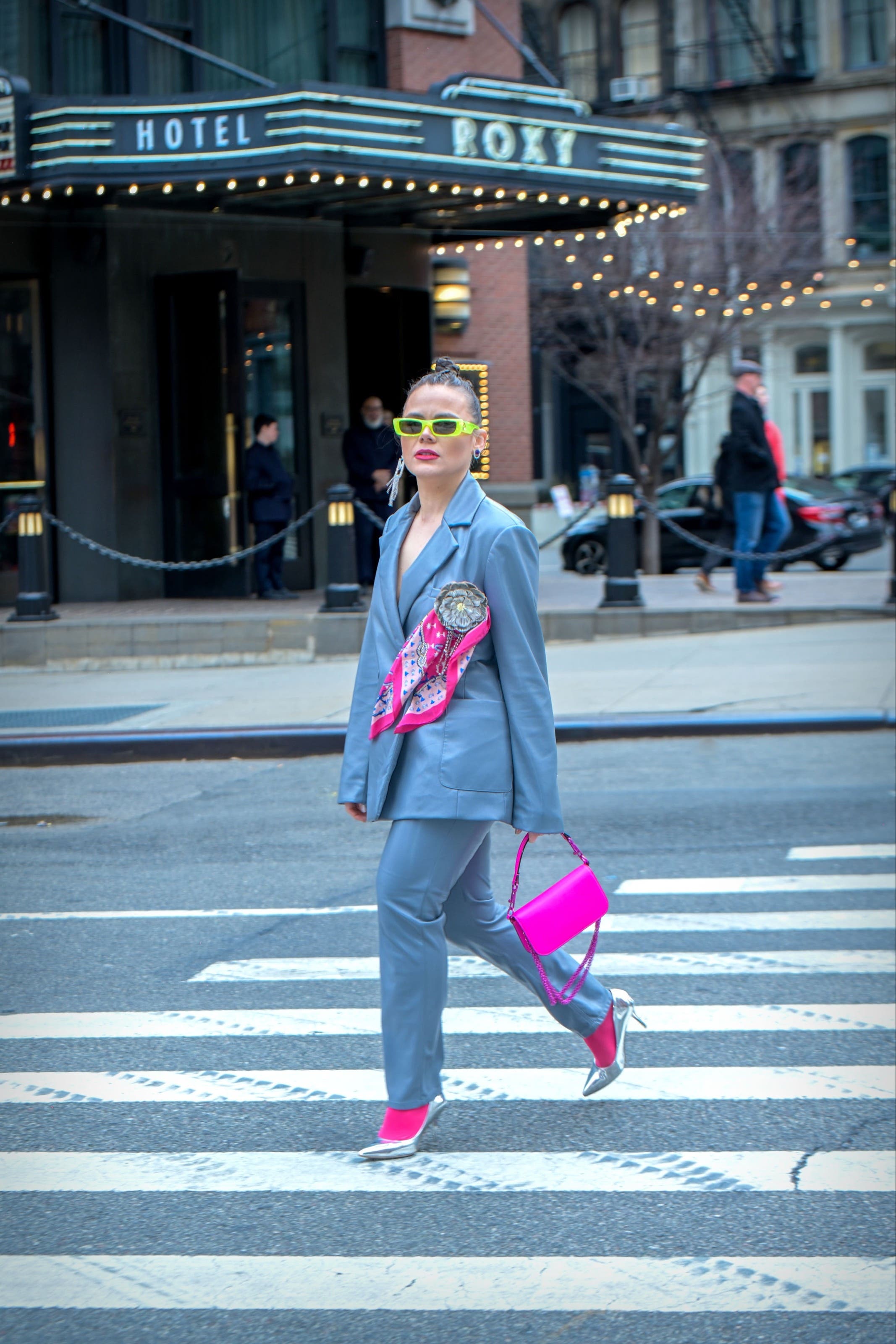 Nisha Faux Leather Blazer by SIMKHAI | Rent the Runway