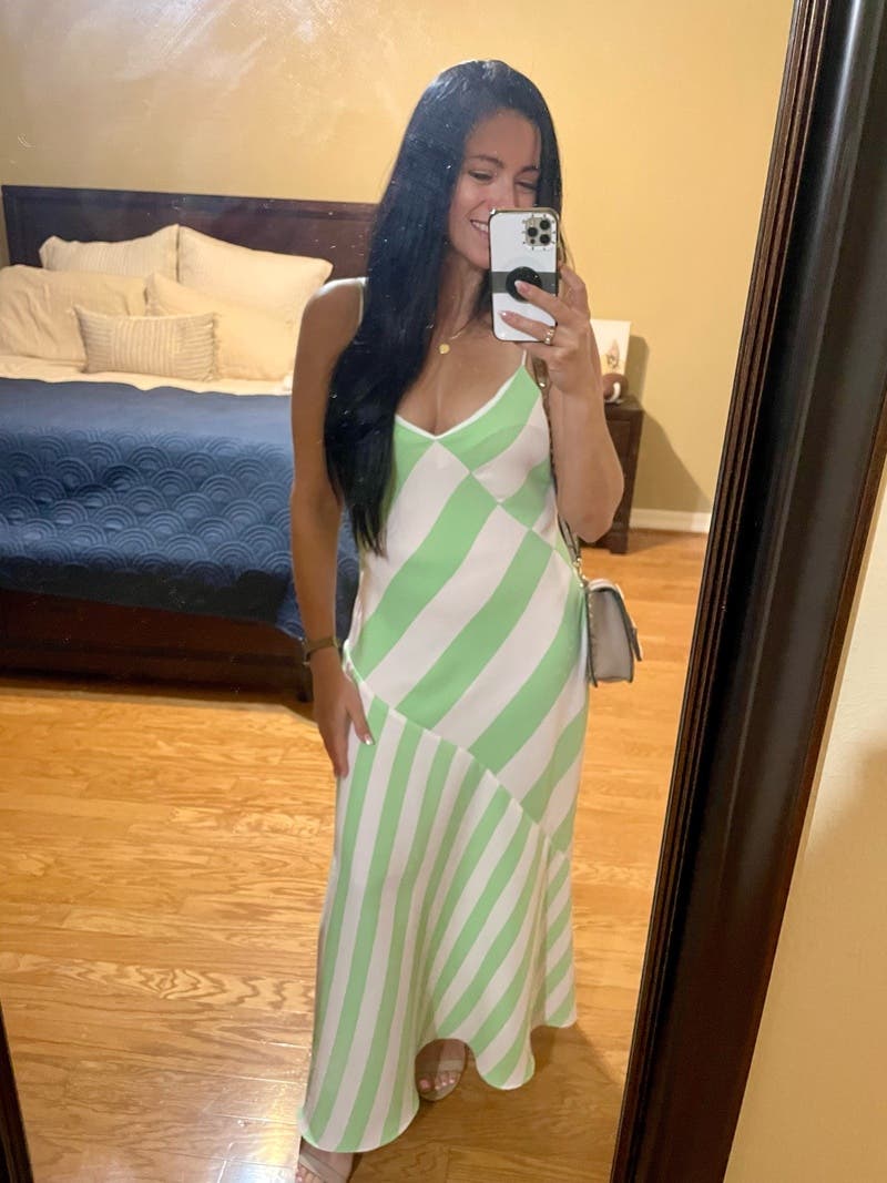 Mint Imman Dress by Saunders x RTR | Rent the Runway