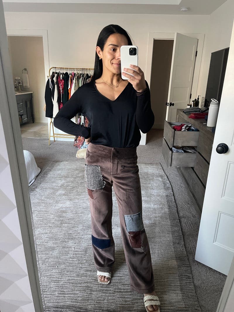 Corduroy Patchwork Pants by TheOpen Product | Rent the Runway