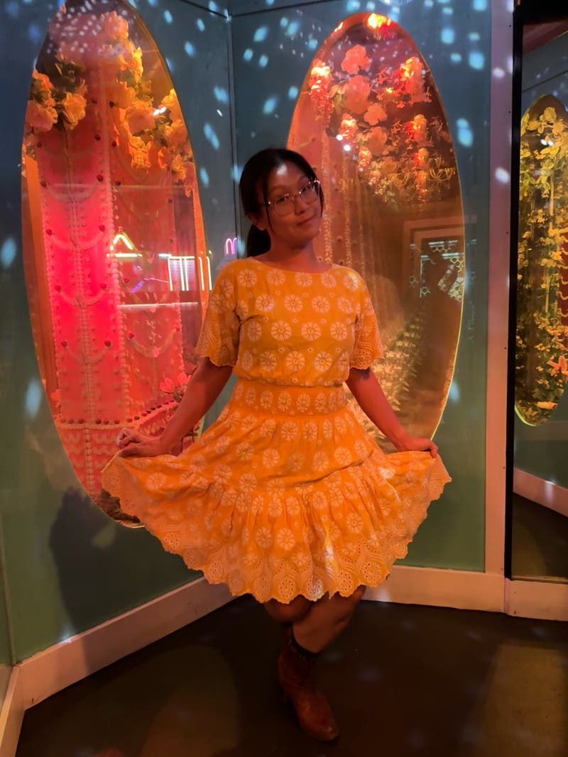 Embroidered Yellow Dress by Tory Burch | Rent the Runway
