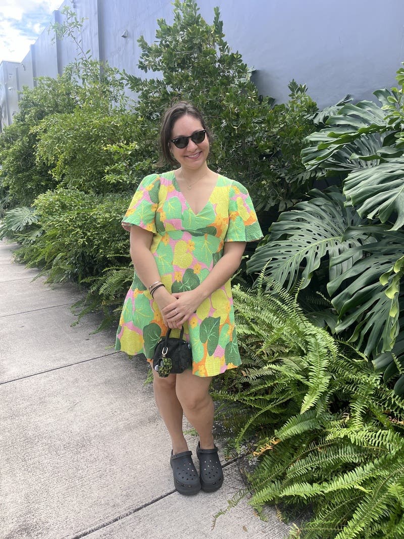 Cucumber Floral Swing Dress by kate spade new york | Rent