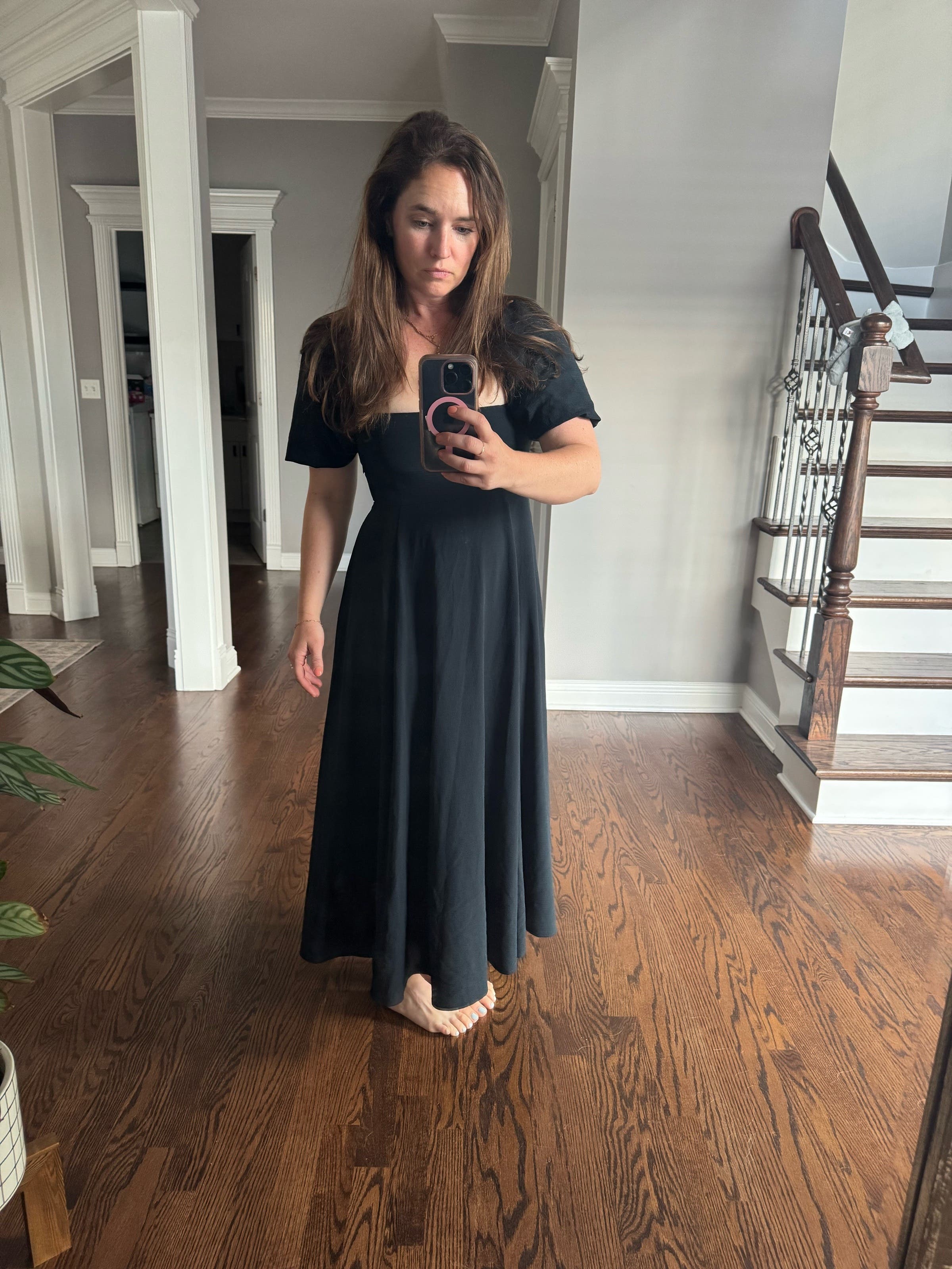 Black Matilda Dress by Hill House Home | Rent the Runway