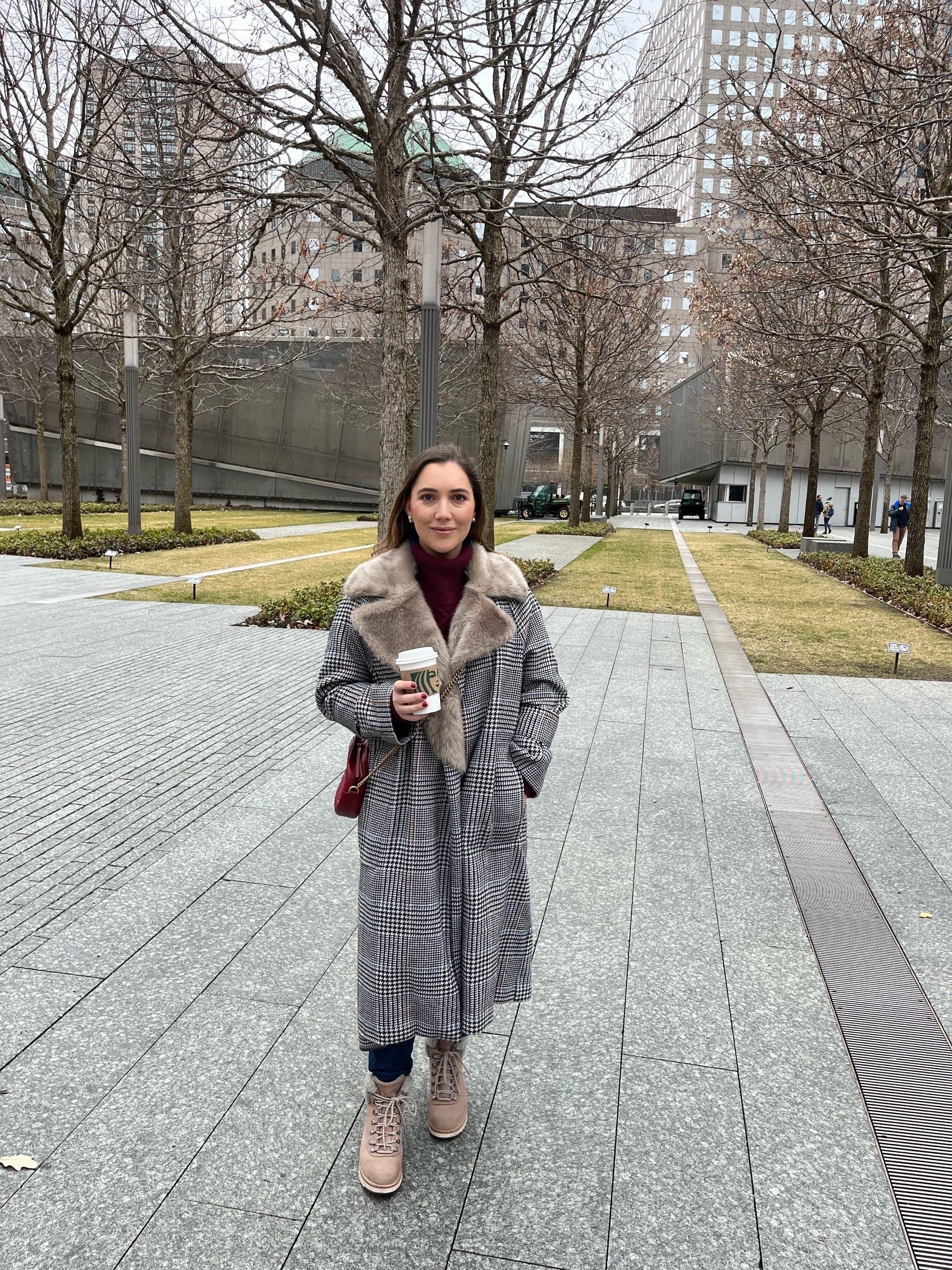 Plaid Faux Fur Collared Coat by Victor Alfaro x RTR | Rent the Runway