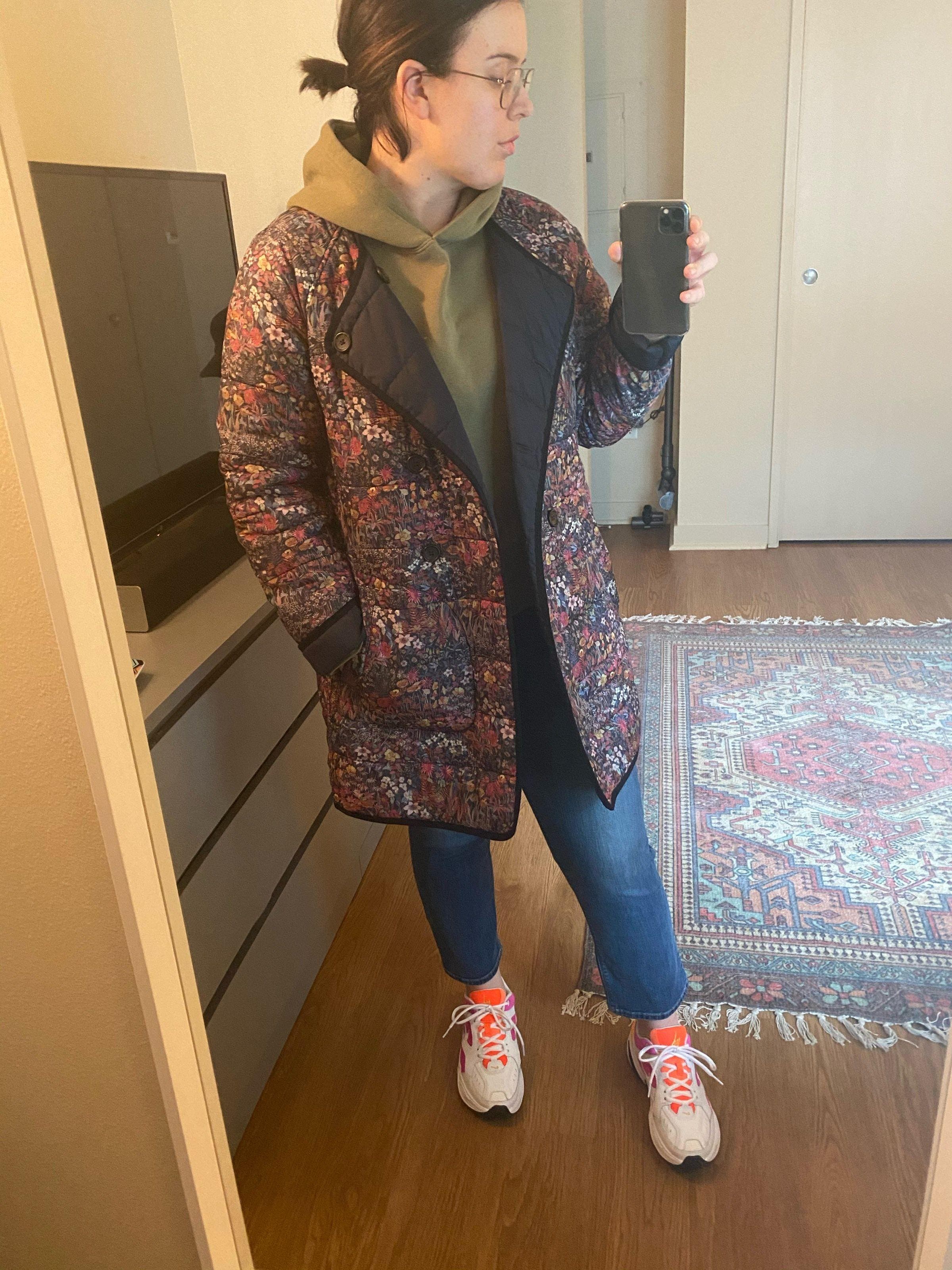 JCREW LIBERTYリバティ　プリマロフトアウタージャケット Quilted Puffer Jacket In Liberty® Floral With PrimaLoft® For