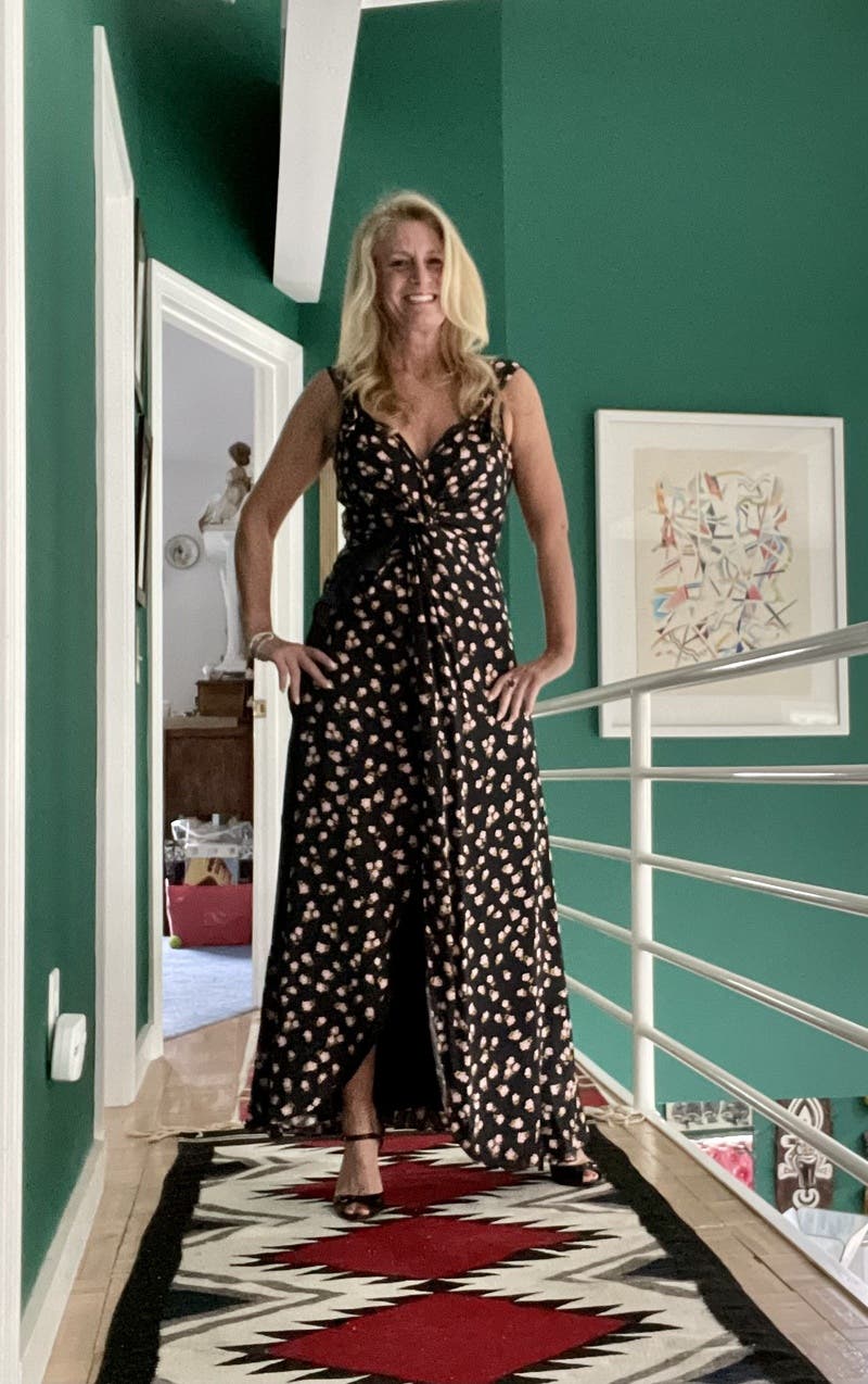 Sleeveless Floral Printed Dress by Self-Portrait | Rent the