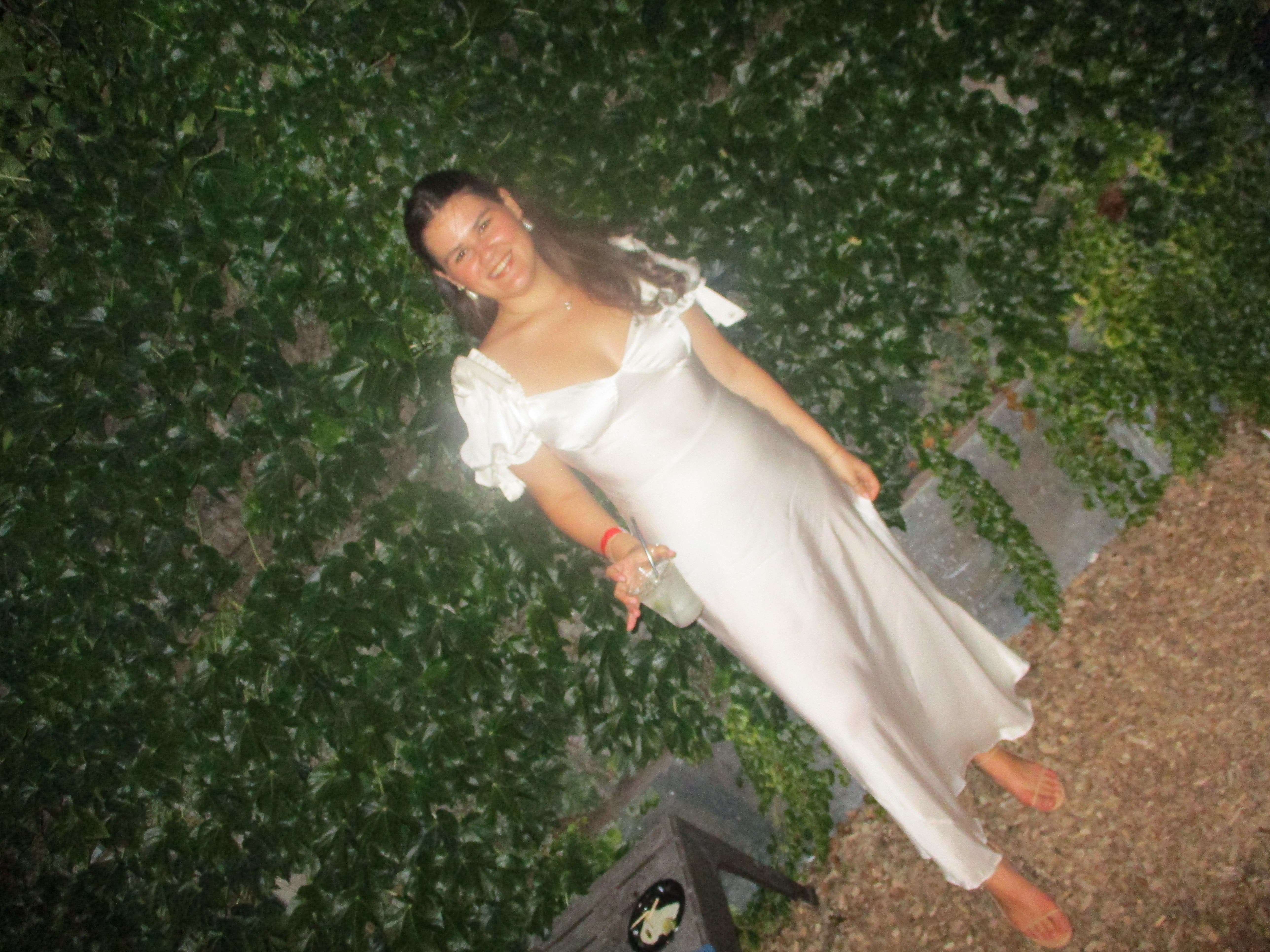 strapless open back dress The Joni Maxi Dress in Cream