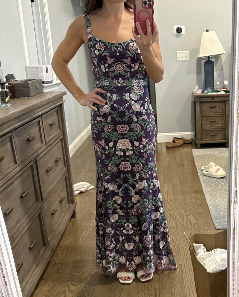 Embroidered Floral Gown by Marchesa Notte | Rent the Runway