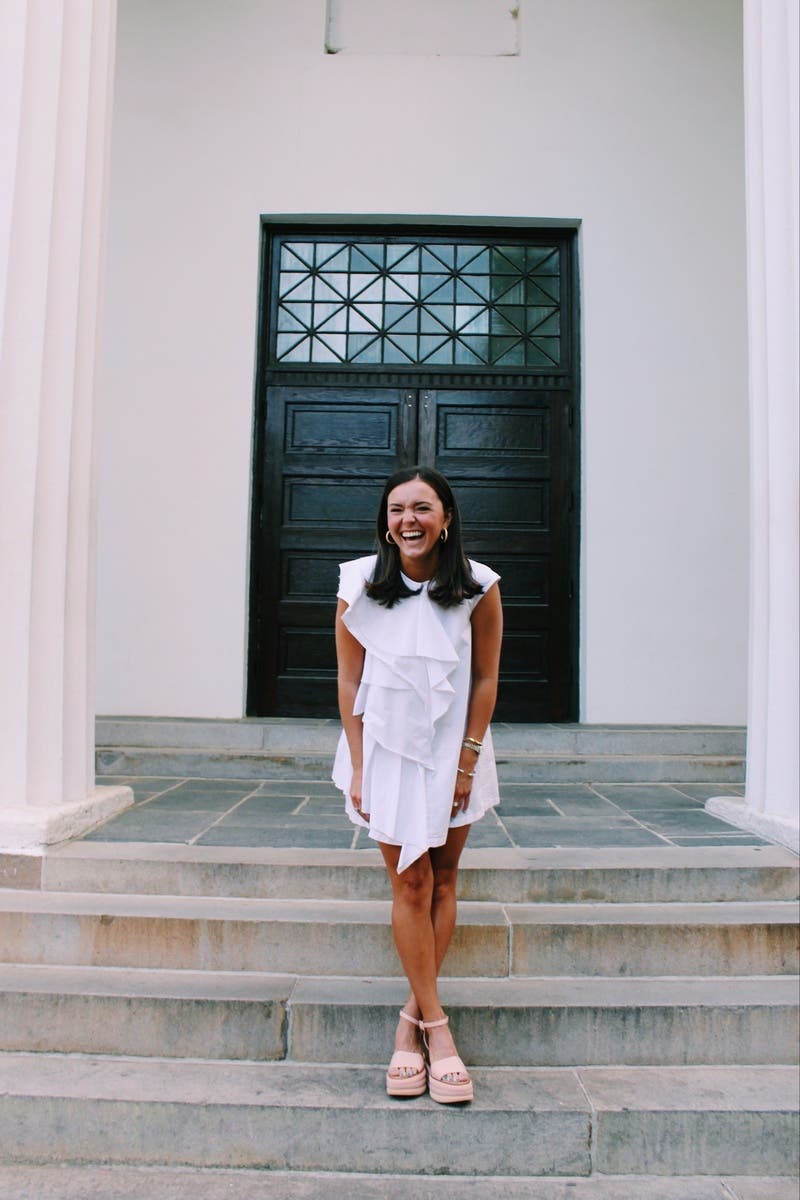 White Ruffle Dress by MSGM | Rent the Runway