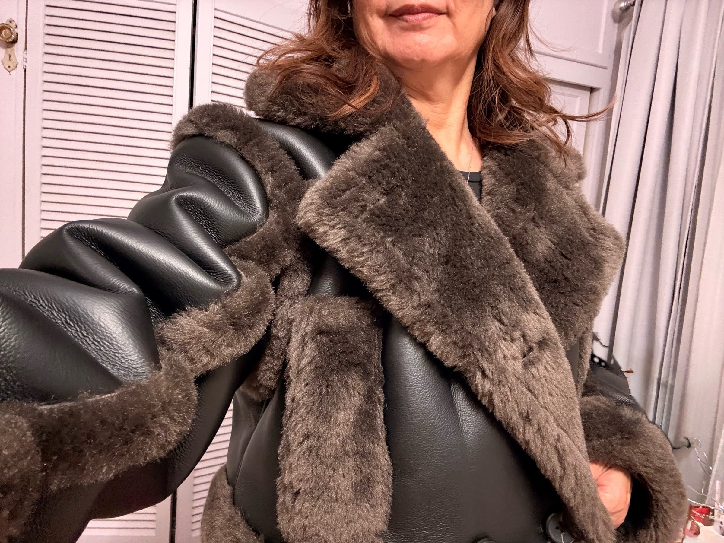 Shearling Kristy Jacket by Stand Studio | Rent the Runway