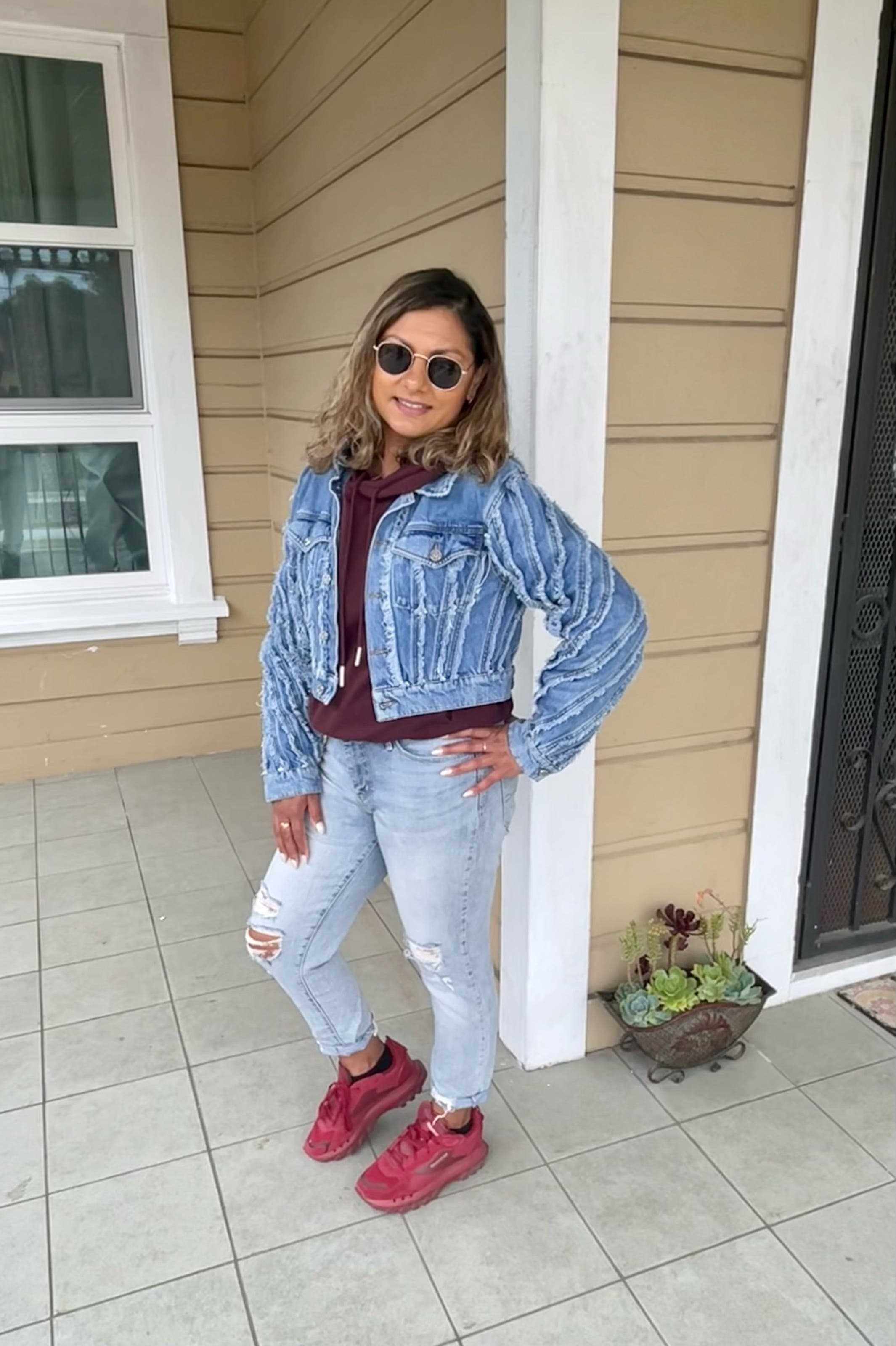 Mugler  コラボデニムジャケット Mugler デニムジャケット | ブルー | FARFETCH JP