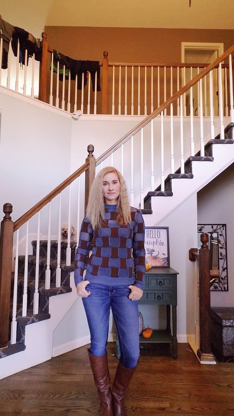 Opal Check Sweater by Marni | Rent the Runway