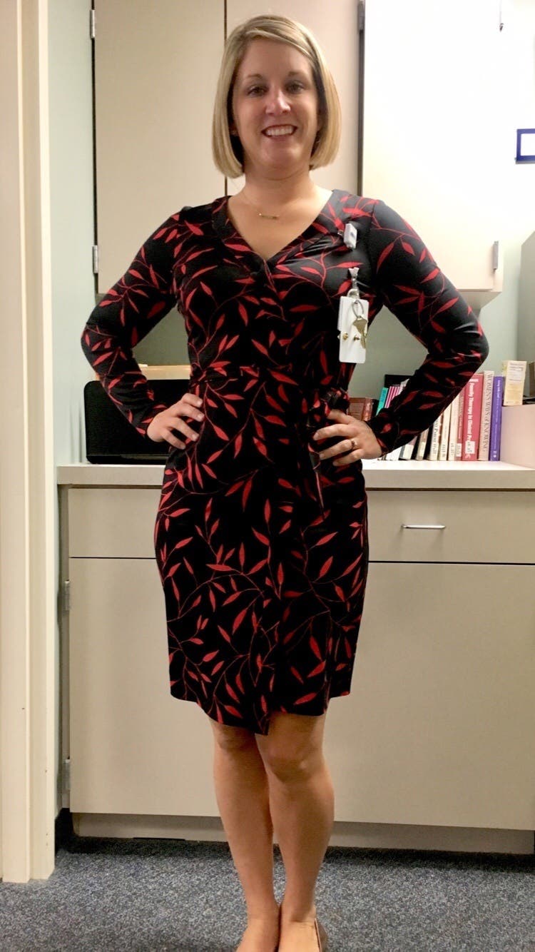 dvf wrap dress fit High-Low Shirt Dress main image 1