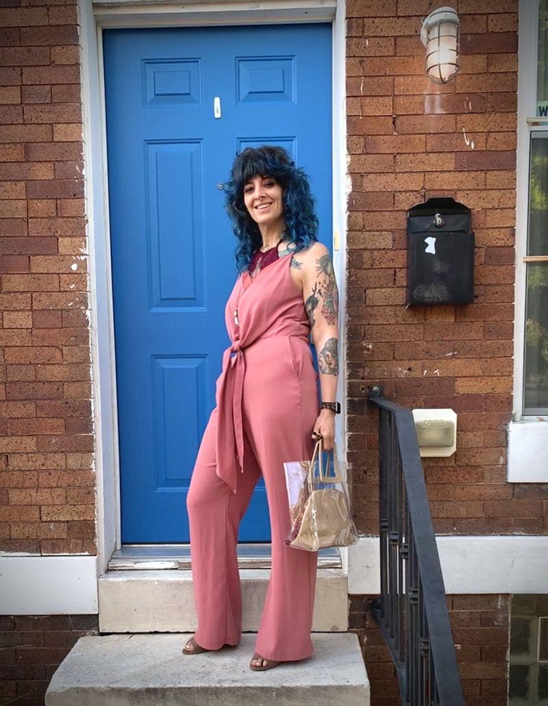 Terracotta Jumpsuit by Harlyn | Rent the Runway