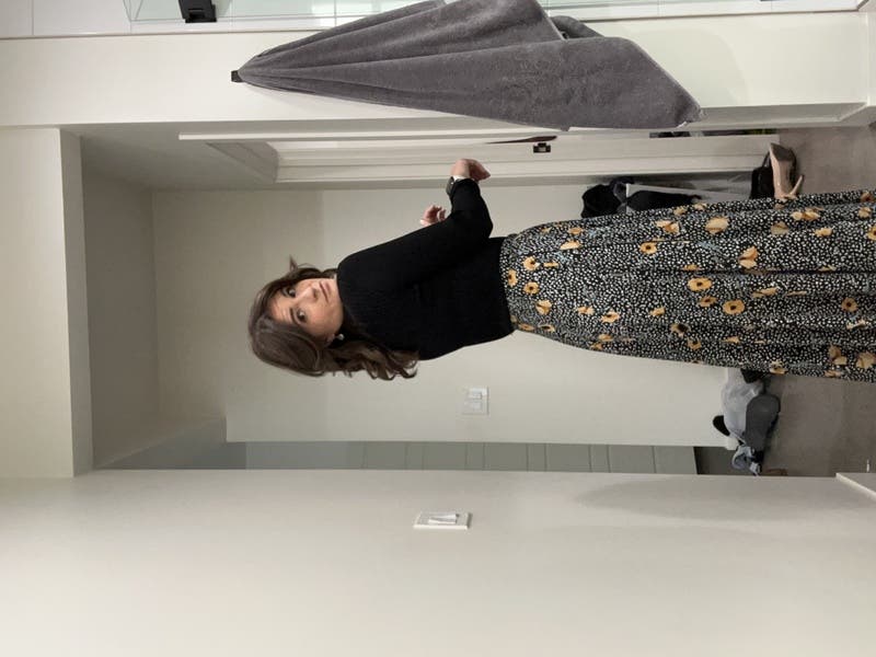 Polka Dot Floral Skirt by Great Jones | Rent the Runway