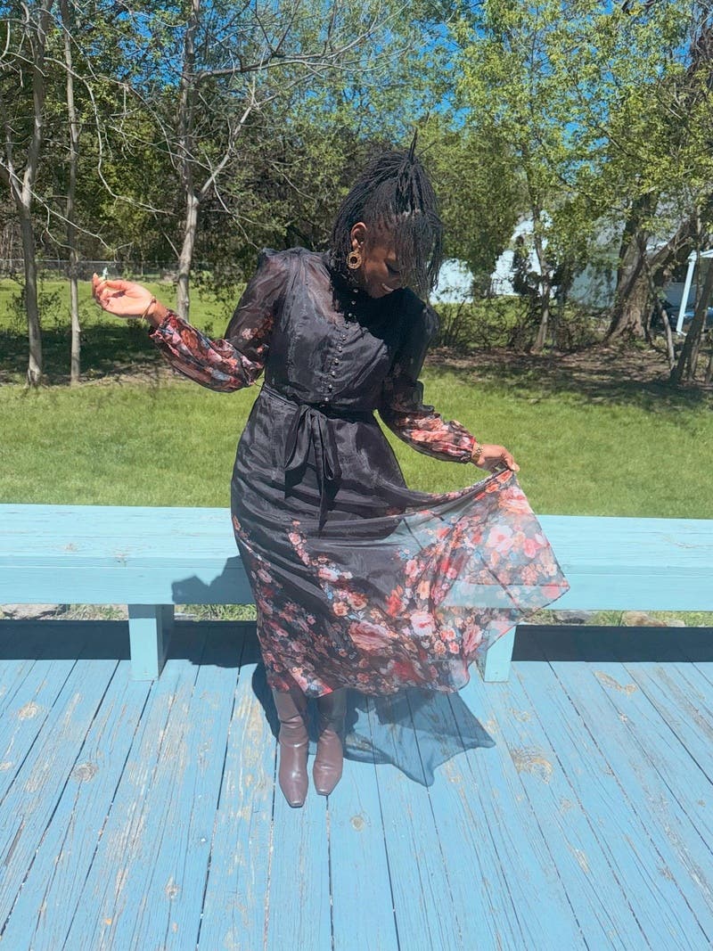 Organza Maxi Dress by Ted Baker London | Rent the Runway