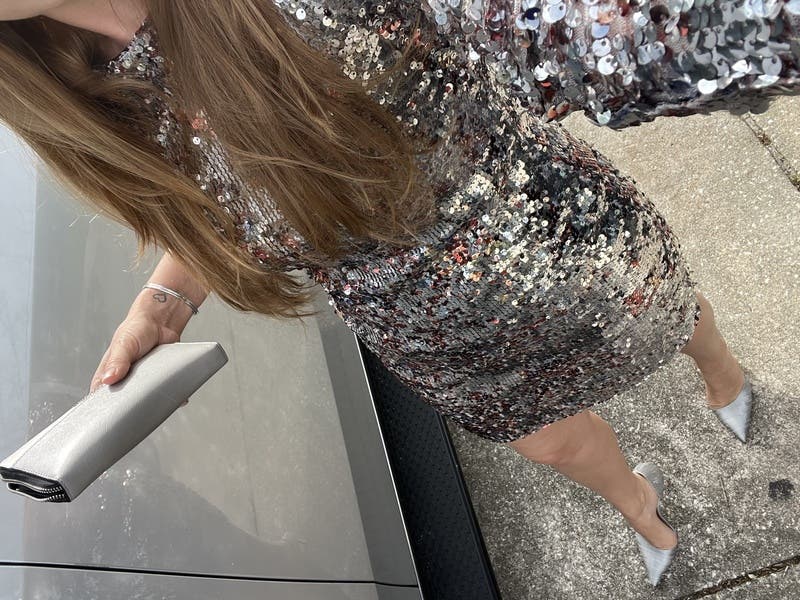 mark & james by badgley mischka mini sequin pixie dress Rent Mini Sequin Pixie Dress from Mark & James by Badgley Mischka