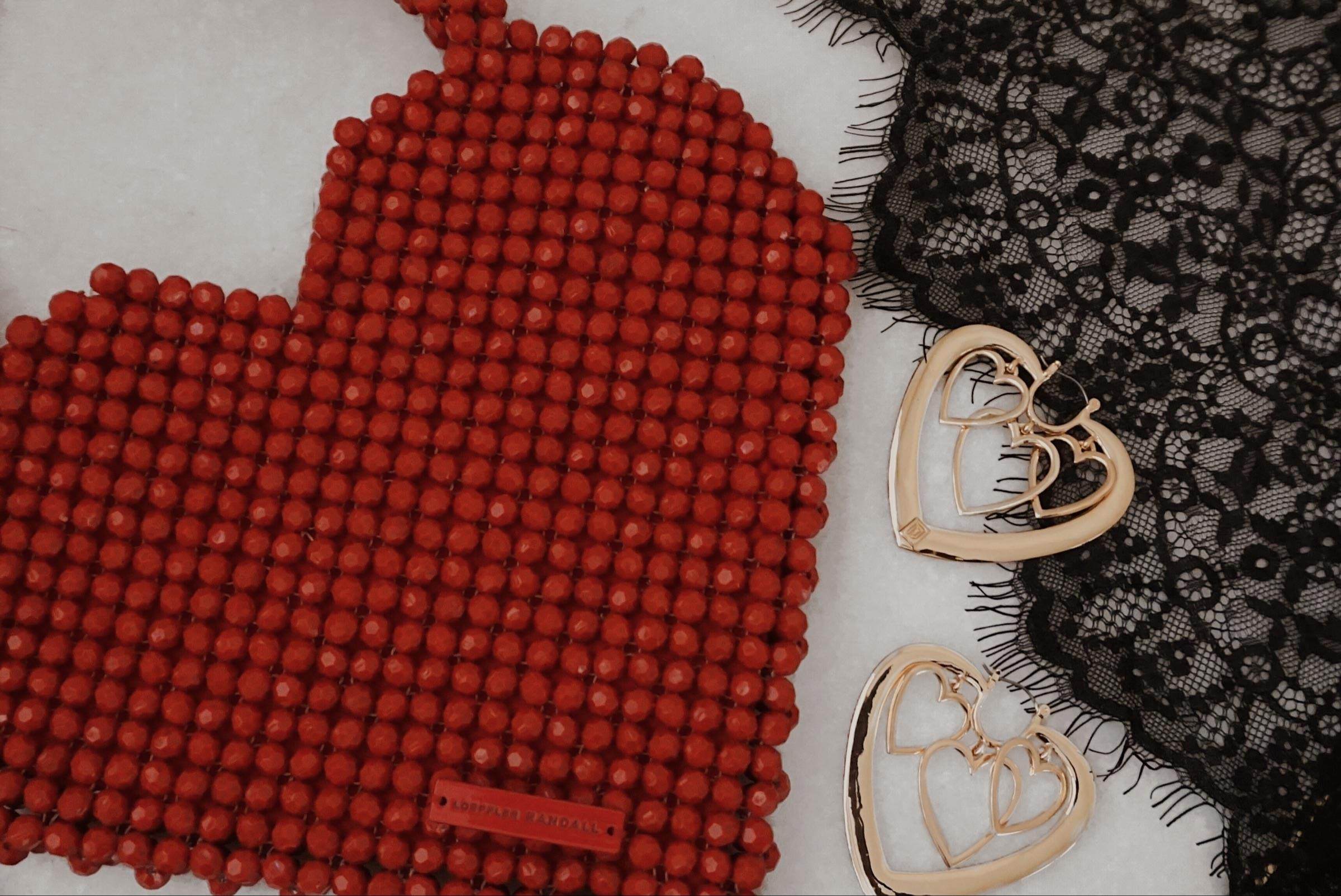 Maria Beaded Heart Tote by Loeffler Randall | Rent the Runway Maria Beaded Heart Tote by Loeffler Randall | Rent the Runway