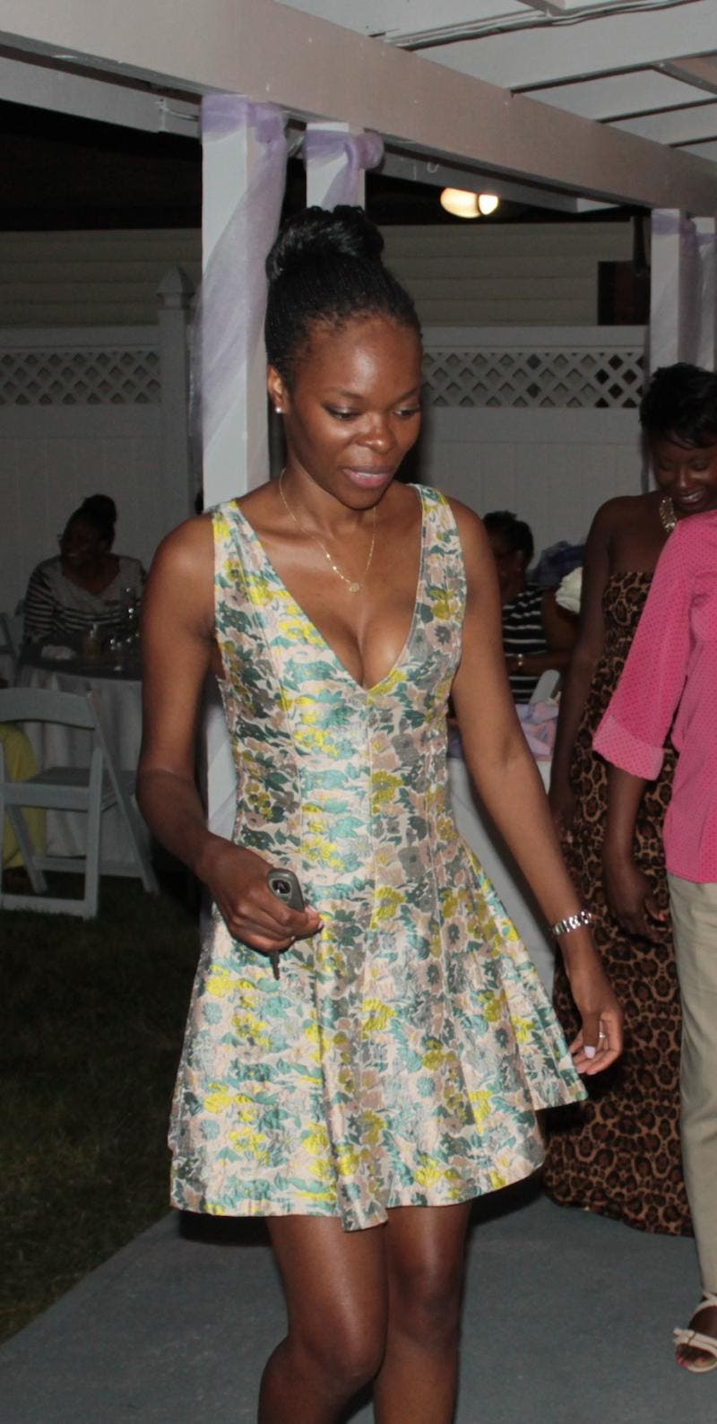 YOUNG LOVE WOVEN MIDI DRESS main image 0