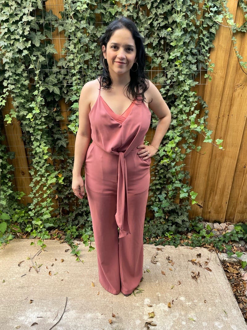 Terracotta Jumpsuit by Harlyn | Rent the Runway
