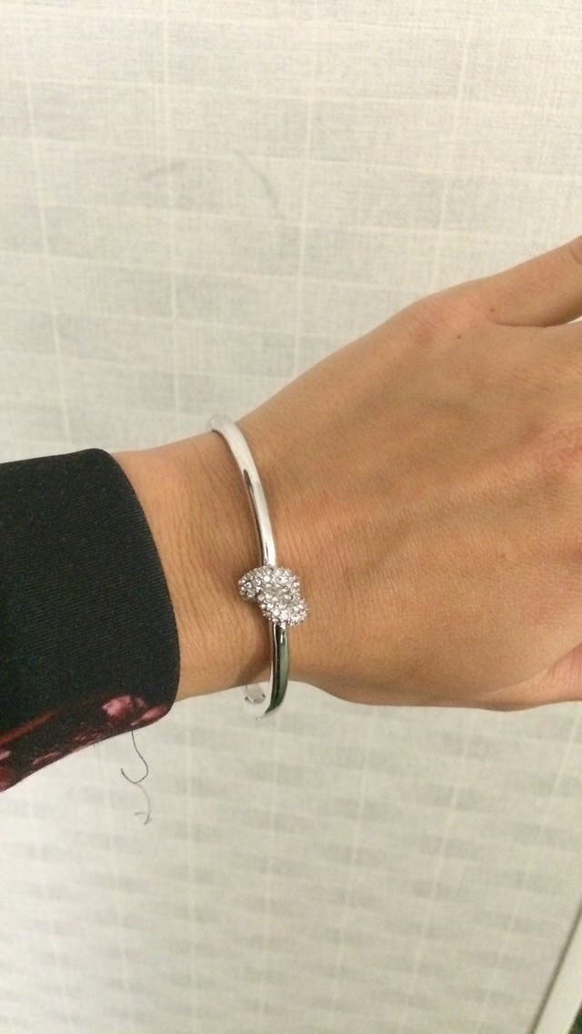 Silver Sailor's Knot Bangle by kate spade new york