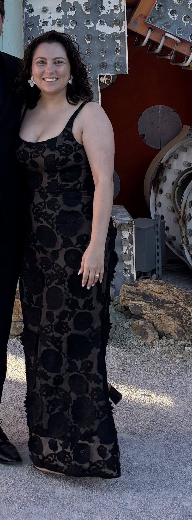open lace back dress LORENA DRESS main image 1