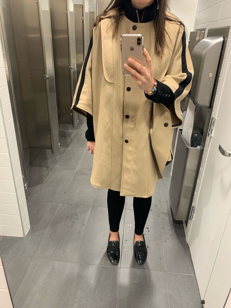 Brown Cape Coat by See by Chloé | Rent the Runway