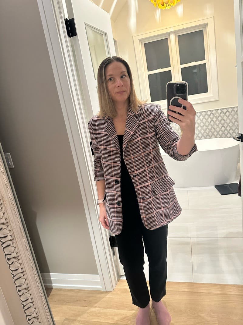 Oversized Houndstooth Blazer by Endless Rose | Rent the Runway