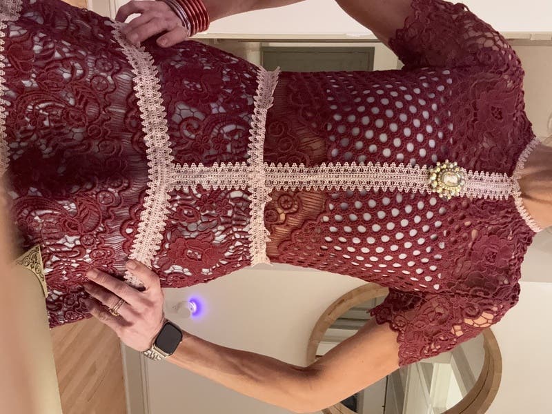 alexis burgundy rustikan dress Burgundy Rustikan Dress
