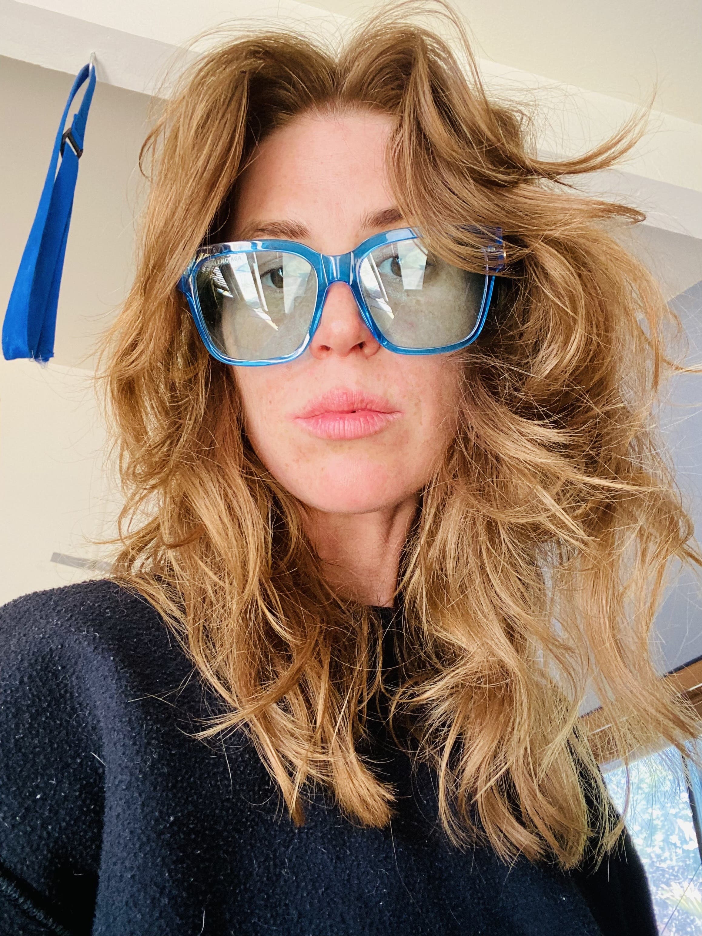 Light Blue Core Sunglasses by Balenciaga | Rent the Runway