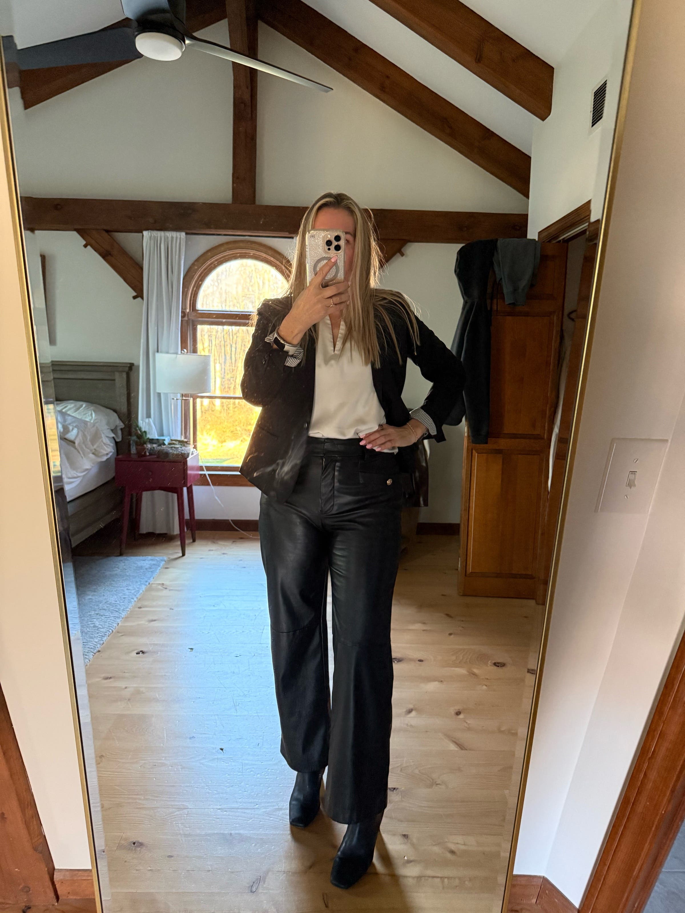 Straight Leg Leather Pants by Derek Lam 10 Crosby x RTR | Rent the