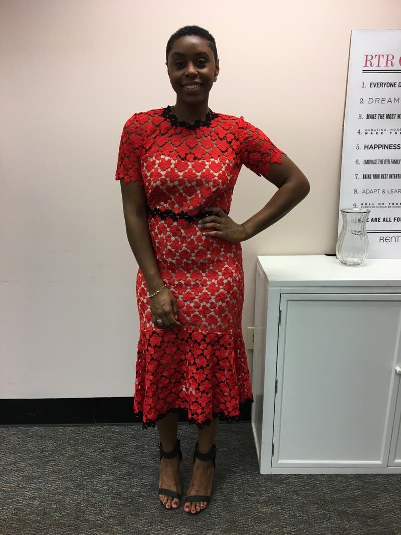 Rent Cherry Lace Midi Dress from Jill Jill Stuart - 742788 | Rent the Runway