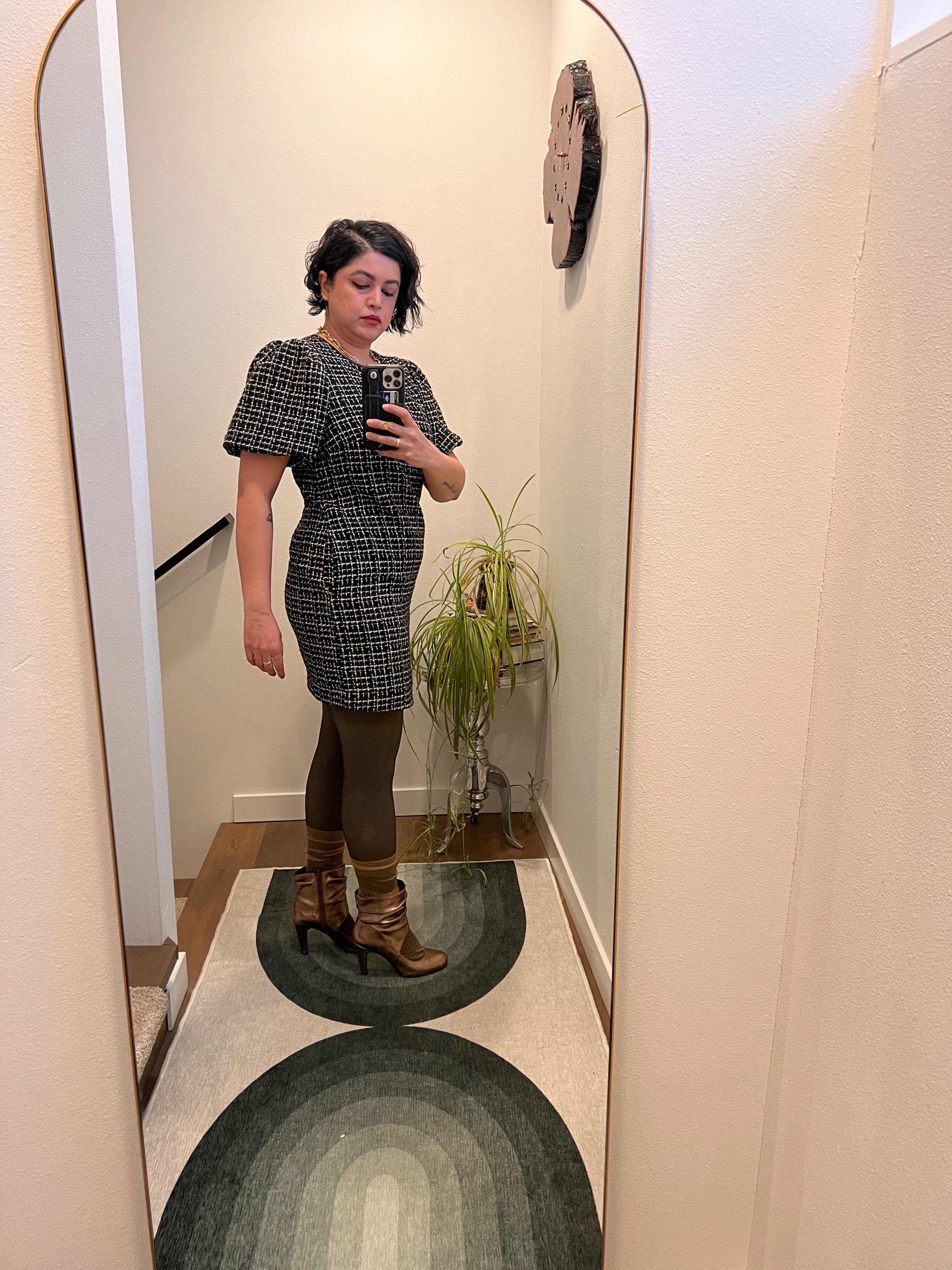 Tweed Mini Dress by TOCCIN X RTR | Rent the Runway