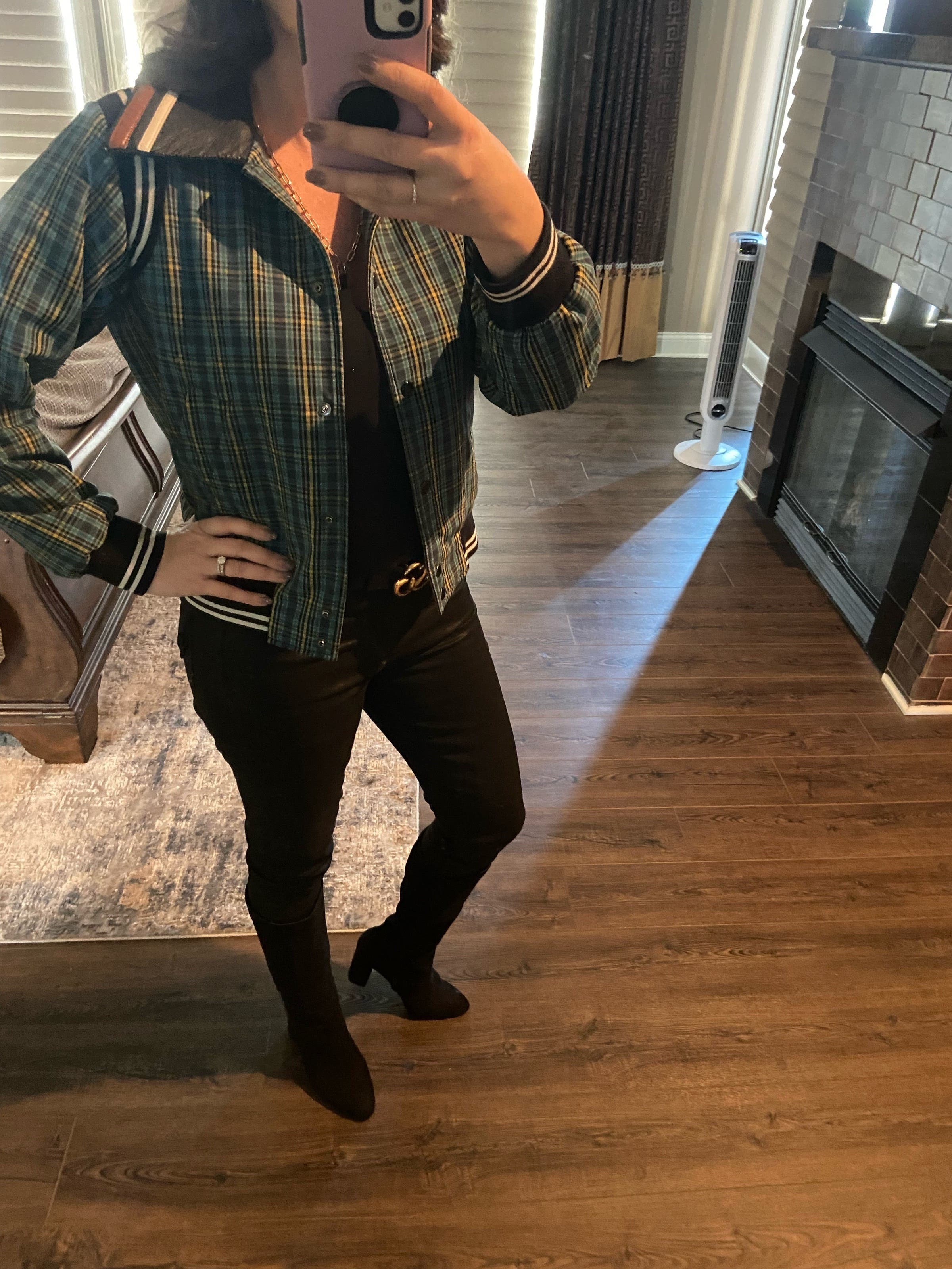 Plaid Bomber Jacket by No. 21 | Rent the Runway